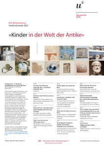Conférence "Von Knöcheln, Nüssen und Rädchen. Kinderspiele in der Antike", Ulrich Schädler (Musée Suisse du Jeu/ERC Locus Ludi). Online
